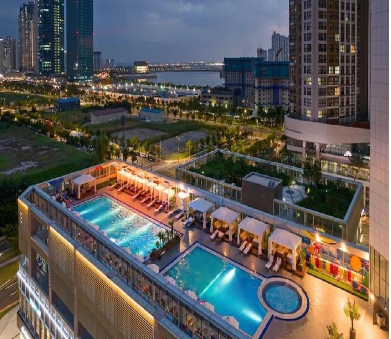 Songdo Halla Westernpark-Seaviewroom Hotel-바다전망 Incheon Bagian luar foto